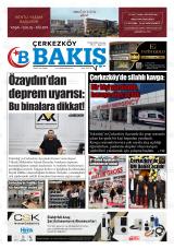 Çerkezköy Bakış gazetesi 1. sayfa