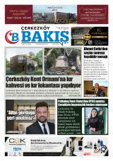 Çerkezköy Bakış gazetesi 1. sayfa