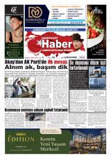 Çerkezköy Haber gazetesi 1. sayfa