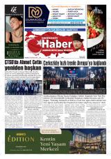 Çerkezköy Haber gazetesi 1. sayfa