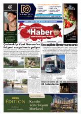 Çerkezköy Haber gazetesi 1. sayfa