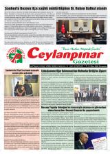 Ceylanpınar gazetesi 1. sayfa