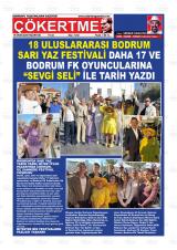 Çökertme gazetesi 1. sayfa