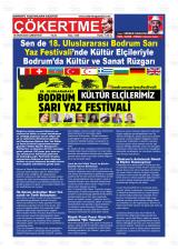 Çökertme gazetesi 1. sayfa