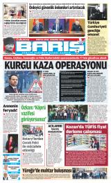 Çukurova Barış gazetesi 1. sayfa