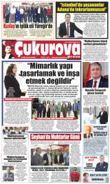 Çukurova Press gazetesi 1. sayfa