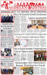 Dağdelen gazetesi 1. sayfa