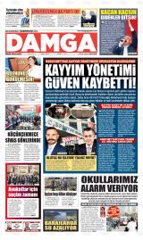 Damga gazetesi 1. sayfa