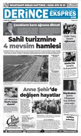 Derince Ekspres gazetesi 1. sayfa