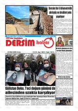 Dersim Haber gazetesi 1. sayfa
