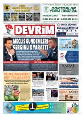 Devrim gazetesi 1. sayfa