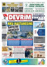 Devrim gazetesi 1. sayfa