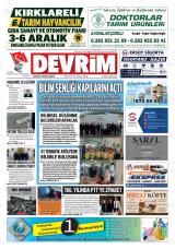 Devrim gazetesi 1. sayfa