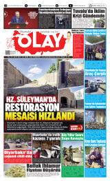 Diyarbakır Olay gazetesi 1. sayfa