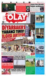 Diyarbakır Olay gazetesi 1. sayfa