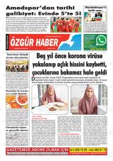 Diyarbakır Özgür Haber gazetesi 1. sayfa