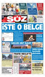 Diyarbakır Söz gazetesi 1. sayfa
