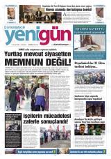 Diyarbakır Yenigün gazetesi 1. sayfa
