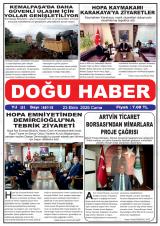 Doğu Haber gazetesi 1. sayfa