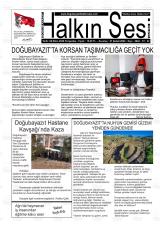 Doğubayazıt Halkın Sesi gazetesi 1. sayfa