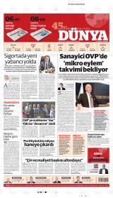DÜNYA EKONOMİ-POLİTİKA Gazetesi