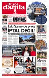 Düzce Damla gazetesi 1. sayfa