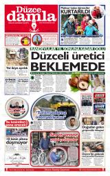 Düzce Damla gazetesi 1. sayfa