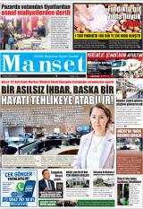 Düzce Manşet gazetesi 1. sayfa