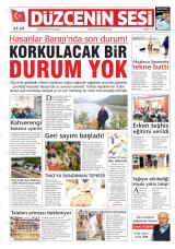 Düzcenin Sesi gazetesi 1. sayfa