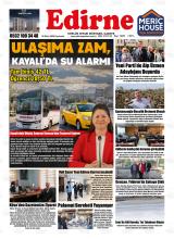 Edirne gazetesi 1. sayfa