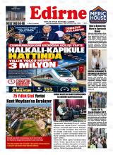 Edirne gazetesi 1. sayfa