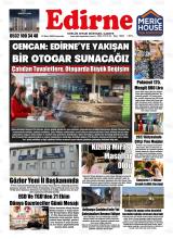 Edirne gazetesi 1. sayfa
