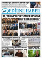 Edirne Haber gazetesi 1. sayfa