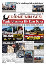 Edirne'nin Sesi gazetesi 1. sayfa