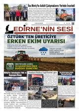 Edirne'nin Sesi gazetesi 1. sayfa