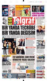 Ege Telgraf gazetesi 1. sayfa