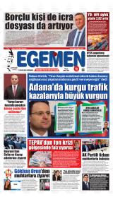 Egemen gazetesi 1. sayfa