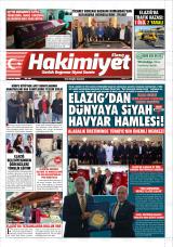Elazığ Hakimiyet gazetesi 1. sayfa