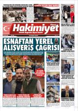 Elazığ Hakimiyet gazetesi 1. sayfa
