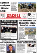 Ereğli gazetesi 1. sayfa
