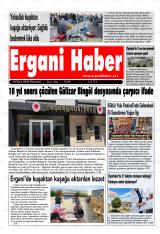 Ergani Haber gazetesi 1. sayfa
