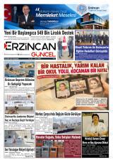 Erzincan Güncel gazetesi 1. sayfa