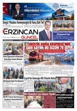 Erzincan Güncel gazetesi 1. sayfa
