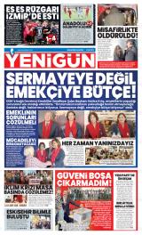 Eskişehir Yenigün gazetesi 1. sayfa
