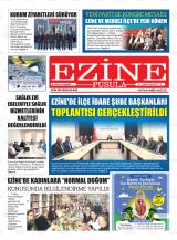 Ezine Pusula gazetesi 1. sayfa