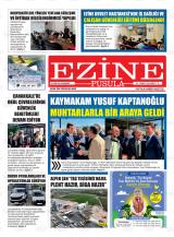 Ezine Pusula gazetesi 1. sayfa