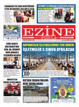 Ezine Pusula gazetesi 1. sayfa