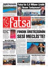 Fatsa gazetesi 1. sayfa