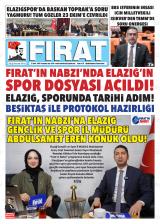 Fırat gazetesi 1. sayfa
