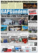 Gap Gündemi gazetesi 1. sayfa
